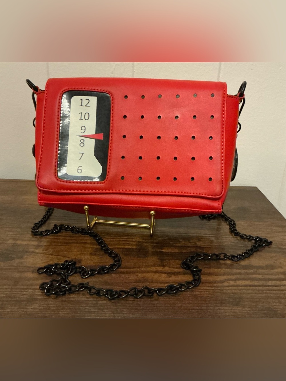 A rare Studio Ghibli Kiki's Delivery Service Red Radio Cosplay Crossbody Bag